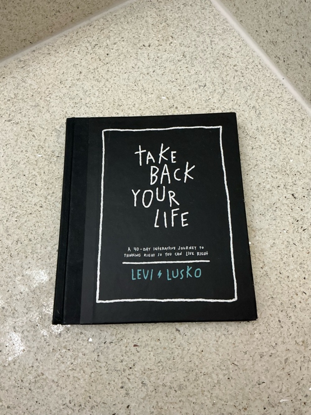 Amazon Take Back Your Life Hardcover Journal - Black